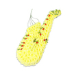 The photograph captures an intricate floral tribute in the unmistakable shape of a saxophone, its craftsmanship and emotion immediately apparent. The main structure is cloaked in a thick layer of yellow chrysanthemums, whose small, rounded petals nestle tightly together, creating a soft yet sculptural surface that follows every bend of the instrument. From the open bell at the base, which gently flares outward, to the long, upright body and the smoothly curving neck at the top, the silhouette mirrors a real saxophone with remarkable fidelity. Tracing the line where metal keys would usually sparkle, the florist has threaded a continuous line of tiny orange-red spray roses, punctuated with flecks of fresh green foliage. These accents act like floral notes on a scale, offering contrast and a sense of movement along the length of the piece, while still allowing the warm yellow foundation to dominate. Fine green support wires can be subtly seen beneath the blooms, hinting at the thoughtful framework that holds this sculptural tribute together. The saxophone rests against a bright white background, a faint grey shadow beneath it adding depth and making it feel almost as if it is floating, poised for a final performance. Designed as a funeral or memorial tribute, it would be at home in a quiet Grove Park service, a ceremony in Brentford, or a farewell gathering near the river at Chiswick. The arrangement seems to carry an unspoken melody, reflecting a life filled with song, rehearsals, and the comforting presence of music within the Grove Park community, offering family and friends a beautifully visual way to say goodbye while remembering the soundtrack of a loved one's life.