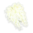 In this image, a beautifully crafted angel-wing flower arrangement appears to float on a perfectly white background, embodying a sense of quiet grace. The wings themselves are formed from countless small white flowers, tightly massed to create a cushion-like surface that looks soft to the touch. Each blossom, similar to a petite chrysanthemum or spray carnation, shows the gentlest suggestion of pale green or creamy yellow in its center, lending depth and a hint of natural warmth without breaking the overall whiteness of the design. Tracing the outline of each wing is a lush border of fluffy white feathers, their delicate strands splaying outwards to create a cloud-like, almost misty edge. Under even, diffused lighting, the contrast between the dense floral center and the feathery perimeter becomes clear, adding a sense of structure while still feeling light and ethereal. The two wings curve slightly inward, mimicking an embracing gesture, a shape that resonates strongly in the context of loss and remembrance. A soft shadow beneath the arrangement anchors it, suggesting it is resting on a flat surface, perhaps on a stand in a Grove Park chapel or a quiet corner of a family home prepared for a memorial. No other objects intrude on the composition, allowing the symbolic power of the angel wings to speak directly-of comfort, spiritual guardianship, and peace. This is the kind of thoughtful tribute a family in Grove Park might choose to express their love and hope that their departed rests gently, watched over by unseen, protective wings.