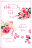 In this Mother's Day card design, an array of pink roses is laid out in a way that evokes both artistry and tenderness, as if the flowers were freshly gathered from a quiet corner of Grove Park. A cluster of roses forms the heart of the composition, with blooms in varying shades of blush, petal pink, and deeper rose tones seamlessly blending into one another. Each flower appears soft and lush, the petals opening outwards in layered spirals that invite the eye to linger, suggesting the tactile richness of real rose petals beneath the fingertips. Beyond the main grouping, individual blooms and scattered petals are positioned across the white background with deliberate ease, giving the impression of petals that have naturally drifted away from the central bouquet. A subtle, ribbon-like strand in a delicate pastel hue winds among the roses, its gentle curves echoing the circular forms of the blooms and adding a touch of celebratory grace. Interwoven with the floral elements is a message written in flowing, hand-lettered script, expressing affectionate Mother's Day wishes that feel intimate and personal, as though penned at a kitchen table before delivery. Soft, balanced lighting smooths every edge, bathing the design in a tranquil, comforting glow reminiscent of an early spring morning at home. The image as a whole suggests quiet gratitude and love-a card that would sit perfectly beside a vase of fresh flowers delivered throughout Grove Park, marking the day with both beautifully worded sentiment and the timeless charm of pink roses.